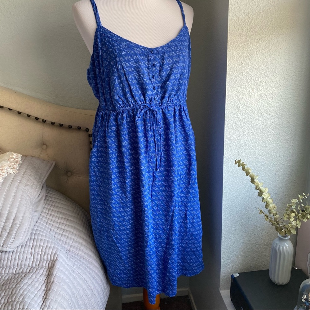 TORRID GEOMETRIC CHALLIS TANK DRESS